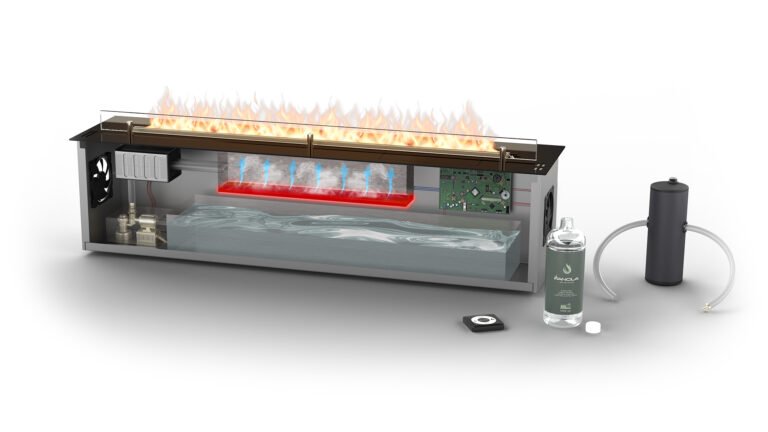 Burning Ethanol Vapours Technology-mrfireplace