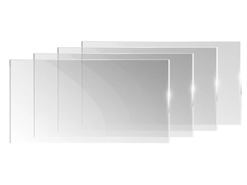 Glass screens Set Square Table-mrfireplace