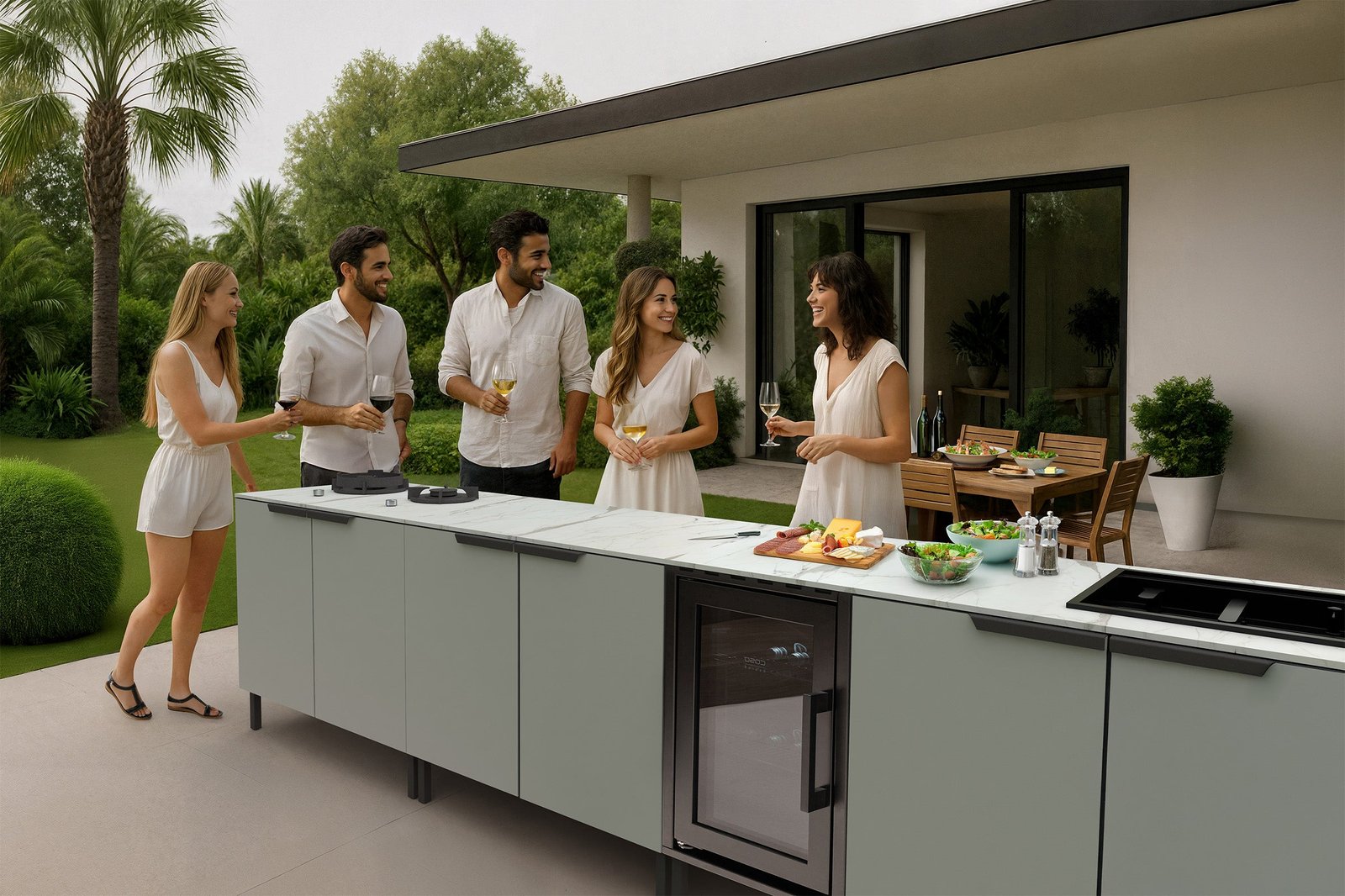 mrfireplaces outdoor kitchen line collection