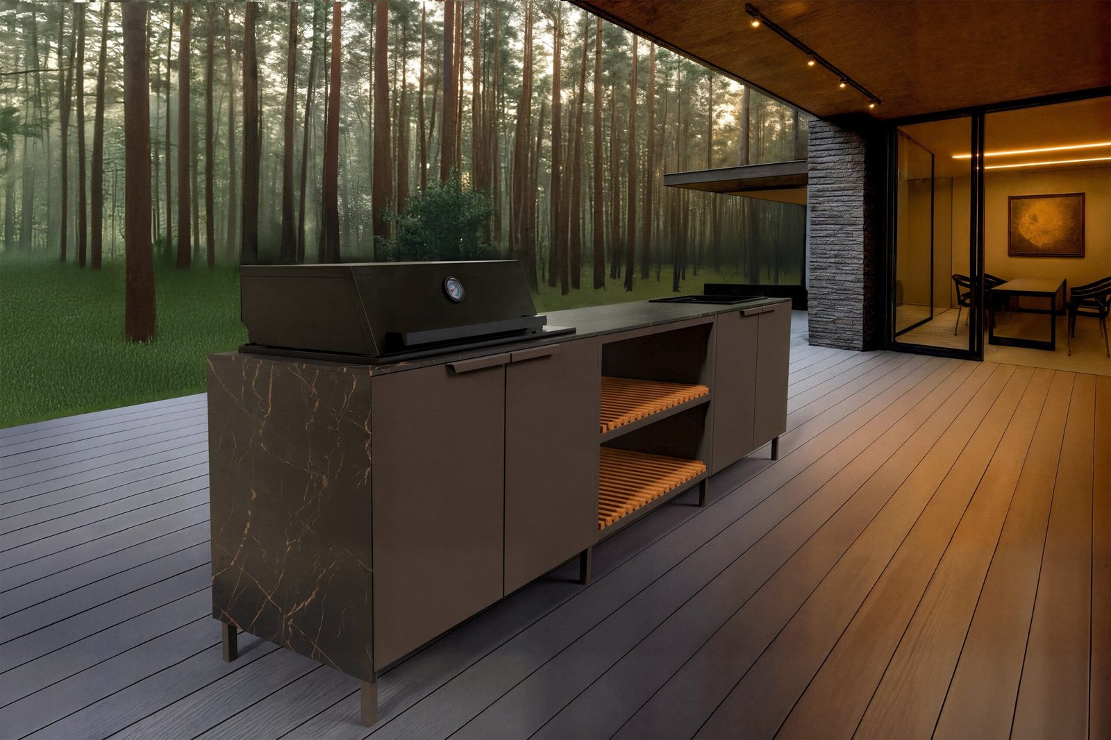 mrfireplaces outdoor kitchen line collection